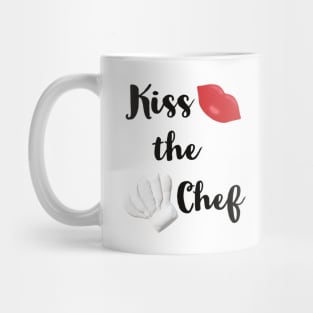 Kiss the Chef (White Background) Mug